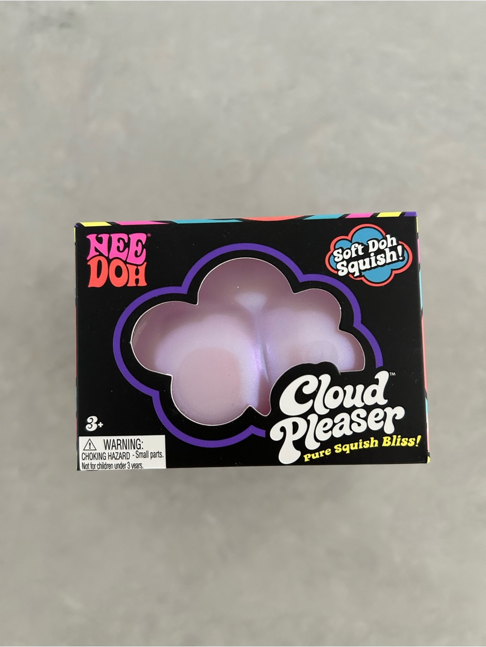 NeeDoh Cloud Pleaser Soft Doh Squish - Iridescent Lavender/Pink